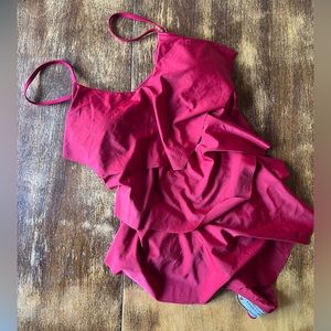Chic Soul tiered ruffle swimsuit